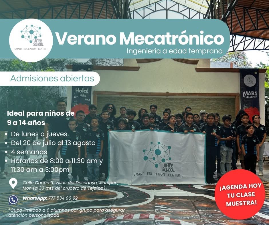 Poster Verano Mecatrónico